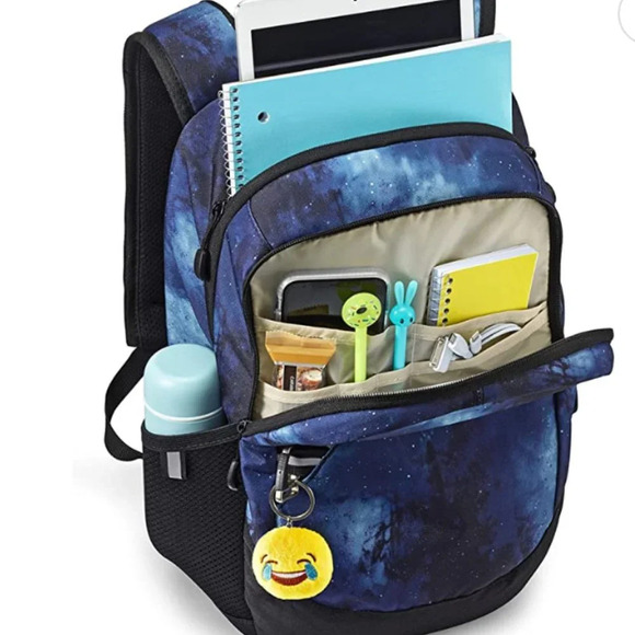 NWT High Sierra 17" Backpack Bookbag with Dedicated Laptop Sleeve, Space - Picture 3 of 4